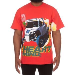 Billionaire Boys Club Heart Mind SS Graphic Tee Knit Hibiscus Men Size M